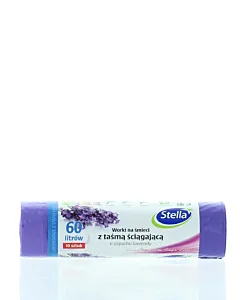 Stella Saci menajeri cu snur 60 L 10 buc Miros Lavanda
