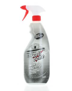 Well Done Solutie pentru suprafete din inox cu pompa 750 ml