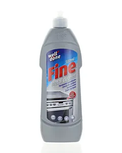 Well Done Fine Crema de curatat pentru suprafete metalice 500 ml