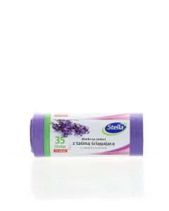Stella Saci menajeri cu snur 35 L 15 buc Miros Lavanda