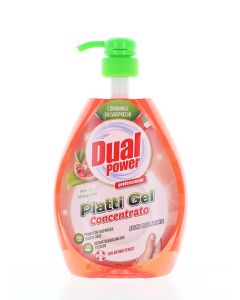 Dual Power detergent pentru vase cu pompa 1000 ml Aloe & Melograno