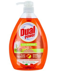 Dual Power detergent pentru vase cu pompa 1000 ml Aloe & Melograno