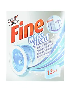 Well Done Fine Servetele inalbire 12 buc White Guard