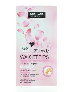 Sence Beauty Benzi depilatoare cu ceara 20 buc Body