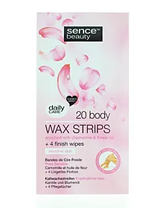 Sence Beauty Benzi depilatoare cu ceara 20 buc Body