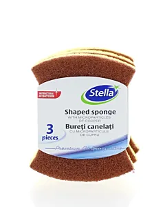 Stella Burete de vase cu microparticule din cupru 3 buc