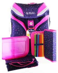 Herlitz Ghiozdan Ergonomic Echipat Cod:375 Tropical (40x28x20cm)