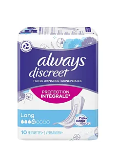 Always Discreet Absorbante pentru incontinenta 10 buc Long