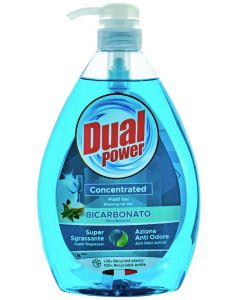 Dual Power detergent pentru vase cu pompa 1000 ml Bicarbonato & Salvia