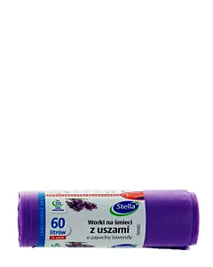 Stella Saci menajeri cu urechi 60 L 16 buc Miros Lavanda