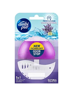 Ambi Pur Aparat odorizant WC+rezerva 55 ml Lavender & Rosemary