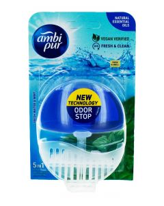 Ambi Pur Aparat odorizant WC+rezerva 55 ml 5in1 Fresh Water&Mint