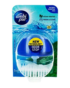Ambi Pur Aparat odorizant WC+rezerva 55 ml 5in1 Fresh Water&Mint