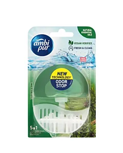Ambi Pur Aparat odorizant WC+rezerva 55 ml 5in1 Tea Tree&Pine