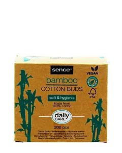 Sence Beauty Betisoare igienice 200 buc Bamboo Soft&Hygienic