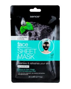 Sence Beauty Masca de fata 24 ml Charcoal 