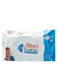 Mica's Bebe Servetele umede cu capac 108 buc Senzitiv