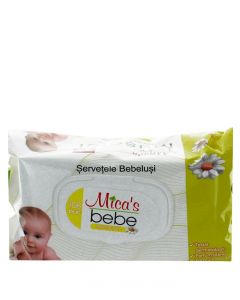 Mica's Bebe Servetele umede cu capac 108 buc Musetel