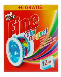 Well Done Fine Absorbant de culoare 12+6(Gratis) buc Color Magnet