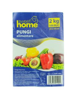 Sweet Home Pungi alimentare 2 kg 100 buc
