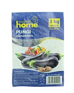 Sweet Home Pungi alimentare 3 kg 100 buc