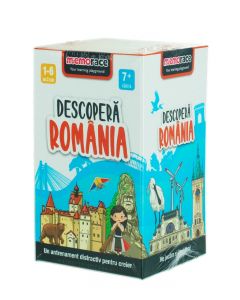 Memorace Joc educativ-Descopera Romania, 7+Ani 58 piese