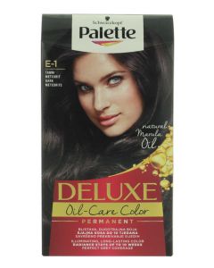 Palette Vopsea de par Deluxe Oil-Care Color E-1 Dark Meteorite