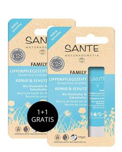 Promo!Sante Naturkosmetik Balsam de buze 4.5 g Extra Sensitiv Repair&Schutz 1+1 Gratis!