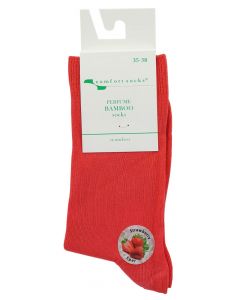 Comfort Sosete bambus parfumate(Strawberry) pentru femei 35-38