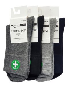 Comfort Sosete fara elastic pentru barbati 43-46 Diverse culori