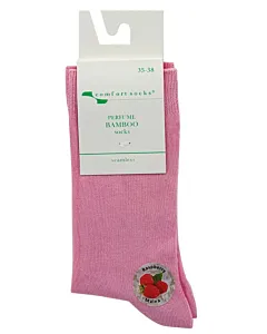 Comfort Sosete bambus parfumate(Rasberry) pentru femei 35-38