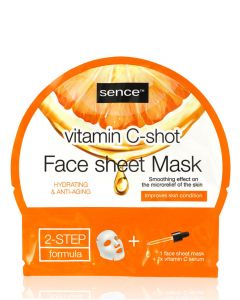 Sence Beauty Masca de fata 20 ml+Serum 5 ml Vitamin C Hydrating&Anti-Aging