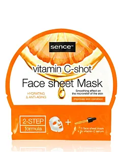 Sence Beauty Masca de fata 20 ml+Serum 5 ml Vitamin C Hydrating&Anti-Aging