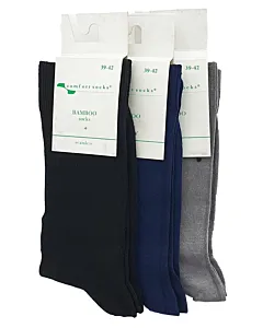 Comfort Sosete bambus pentru barbati 39-42 Diverse culori