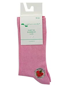 Comfort Sosete bambus parfumate(Rasberry) pentru femei 39-41