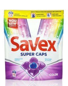 Savex Detergent Capsule 15 buc Color