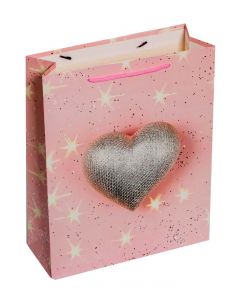 Punga cadou din hartie 26x32 cm  Love Goldenrose