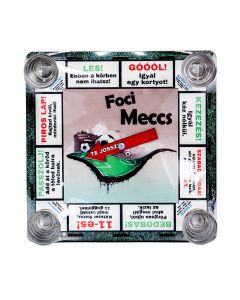 Joc de baut cu 4 pahare shot 25x25 cm Foci Meccs