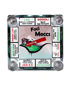 Joc de baut cu 4 pahare shot 25x25 cm Foci Meccs