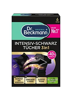 Dr. Beckmann Servetele pentru revigorarea culorii rufelor negre 6 buc