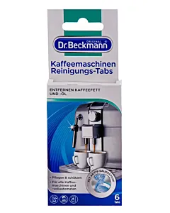Dr. Beckmann Tablete pentru curatarea aparatului de cafea 6 buc