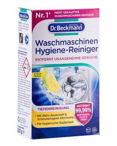 Dr. Beckmann Pudra pentru igiena masinii de spalat 250 g Hygiene Reiniger Zitrus Frisch