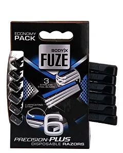 Body-X Fuze Aparat de ras 3 lame 6 buc Precision Plus