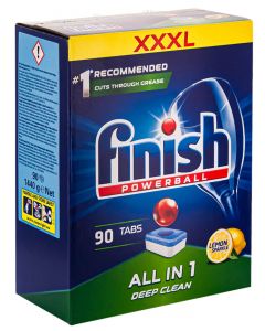 Finish Tablete pentru masina de spalat vase 90 buc All In 1 Lemon