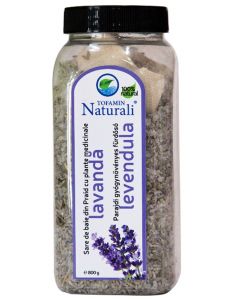 Tofamin Naturali Sare de baie cu plante medicinale 800 g Lavanda