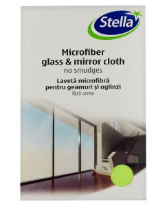 Stella Laveta microfibra pentru geamuri si oglinzi fara urme 1 buc