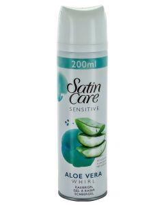 Gillette Gel de ras pentru femei 200 ml Satin Care Sensitive Aloe Vera