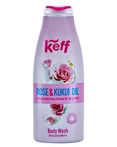 Keff Gel de dus 500 ml Rose&Kukui Oil