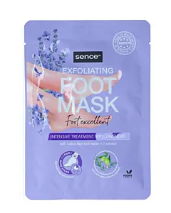 Sence Beauty Masca hidratanta pentru picioare 40 g Exfoliating intensive