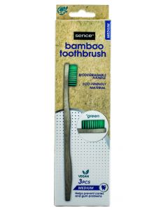 Sence Fresh Periuta de dinti 3 buc Bamboo